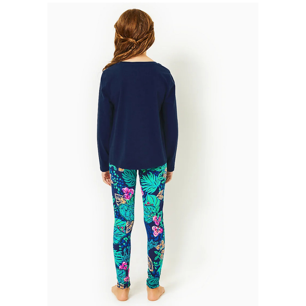Lilly Pulitzer Luxletic Mini Weekender Low Tide Navy Life of the Party Small - Picture 3 of 10